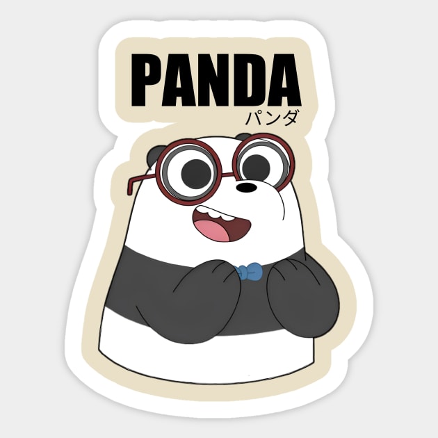 panda Sticker by ACID FACE